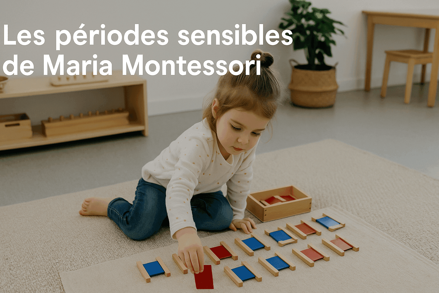 Les périodes sensibles de Maria Montessori